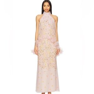 ELLIATT Tulsia Cape Maxi Dress
